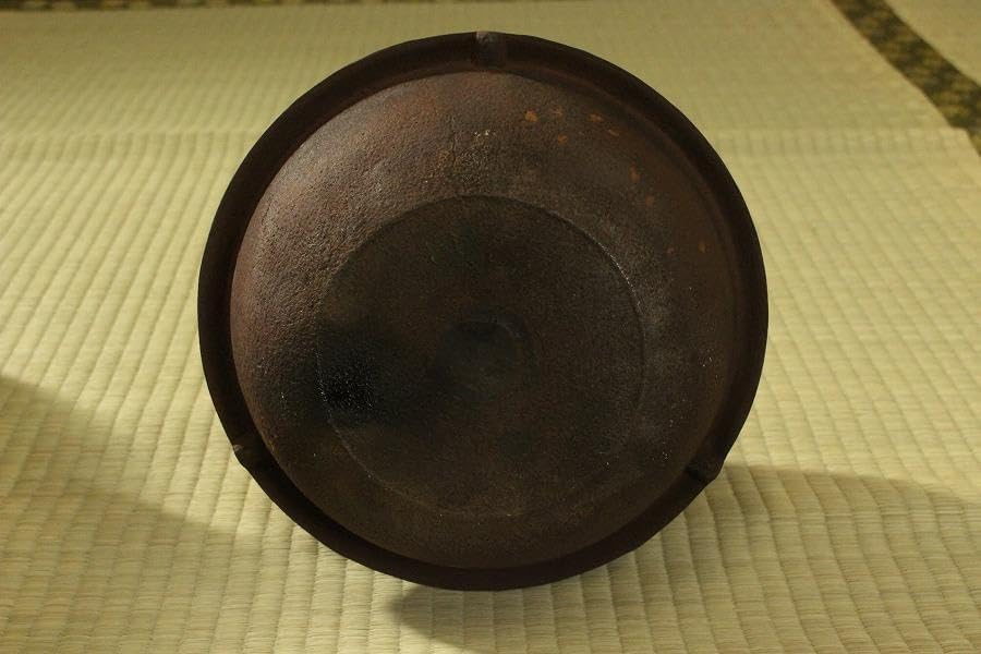 茶道具 唐銅製 朝鮮風炉 春斎作釜 風炉師 藤田宗勝 木箱付(A487